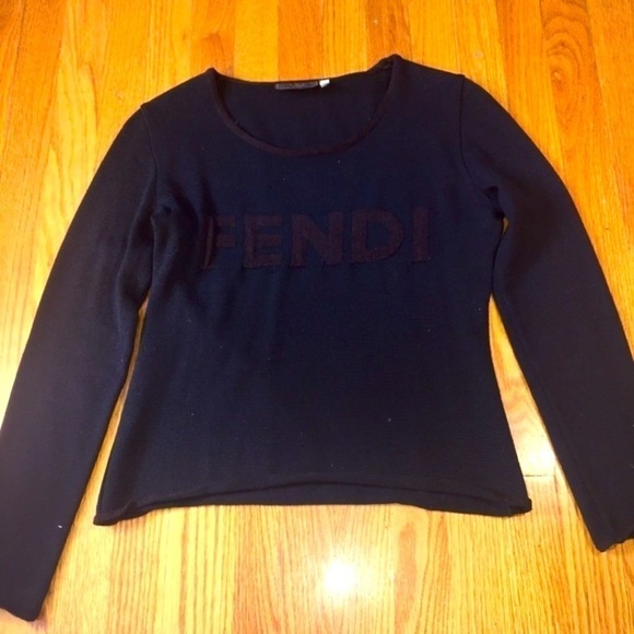 Fendi Rare Vintage Extra Fine Wool Sweater - Picture 3 of 7